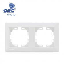 Embellecedor Serie GAMMA 2 modulos Blanco GSC C22/220