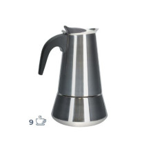 Cafetera acero inoxidable 9 tazas. Apta para todos los fuegos Sembe VÄLINE