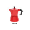 Cafetera 3 tazas rojo Aluminio Apta para todo tipos de fuegos Kalosi VÄLINE