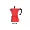 Cafetera 6 tazas rojo de Aluminio Apta para todo tipos de fuegos Kalosi VÄLINE