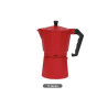 Cafetera 9 tazas rojo de Aluminio Apta para todo tipos de fuegos VÄLINE