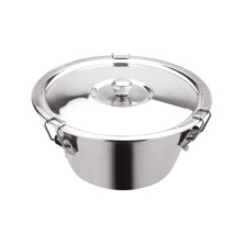 Flanera con tapa acero inox Diámetro 20cm VASSARY