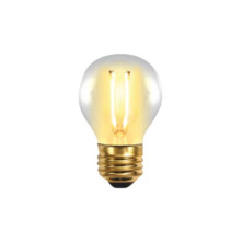 Bombilla esférica GOLDEN E27 2,2w 2200K 200Lm FILAMENTO 220V SILVER