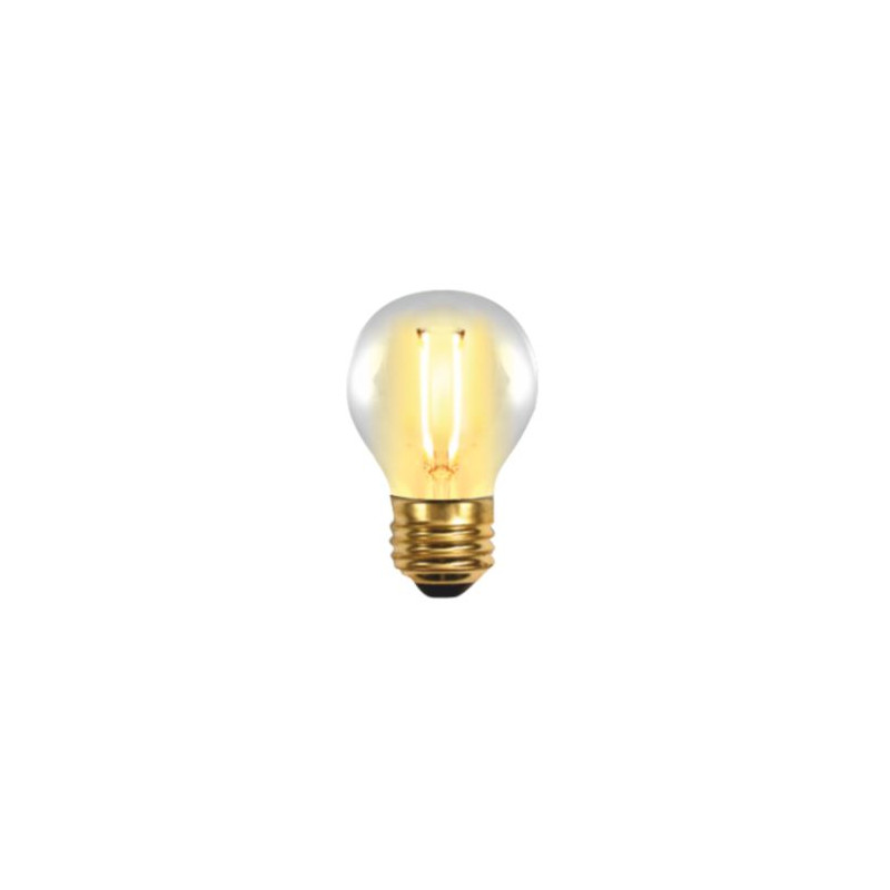 Bombilla esférica GOLDEN E27 2,2w 2200K 200Lm FILAMENTO 220V SILVER