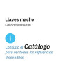Consulte más Llaves Macho disponibles en el catálogo DOGHER