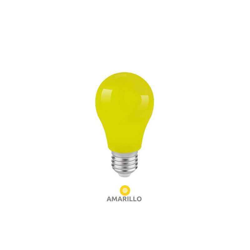 Bombilla LED estándar 1W E27 Amarillo GSC