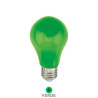 Bombilla LED estándar 1W E27 Verde GSC