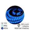 Tira LED 5m 24V 6w/m Azul Ancho 8mm SMD 2835 IP20 GSC C1/20