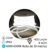 Tira LED 50m 230V 8w/m 6000-6500K 400Lm Ancho 10mm SMD 2835 IP65 GSC
