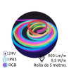 Tira LED 5m 24V 9,5w/m RGB 800Lm Ancho 13mm IP65 NEON SILVER C1