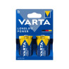 Pila Alcalina D LR20 1,5v Longlife Power Blíster 2 pilas VARTA