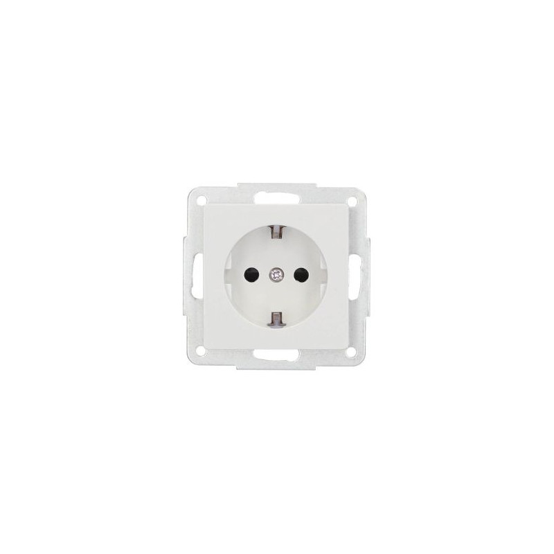 Mecanismo de empotrar Serie GAMMA Base TT 16A-220V Blanco GSC