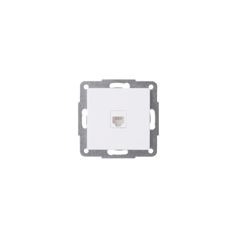 Mecanismo de empotrar Serie GAMMA Base Telefono RJ11 Blanco GSC ÚLTIMAS UNIDADES