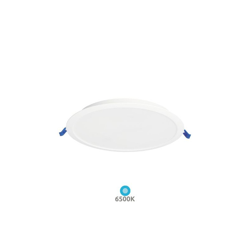 Downlight LED Redondo EMPOTRABLE 24w 6500K Marco Blanco 225x23mm Belur GSC ÚLTIMAS UNIDADES
