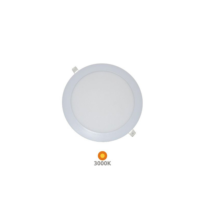 Downlight LED 25w 3000K marco Plata 230x48mm ÚLTIMAS UNIDADES