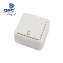 Mecanismo superficie Serie LG ALPHA Pulsadores Campana 10A-220V Blanco GSC C10/200