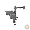 Soporte de TV / Monitor de 17 a 32 pulgadas y Portátil / Tablet de 10 a 15,6 pulgadas HOLMIOS