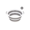 Barreño plegable 12 Litros Polipropileno Gris / Blanco DOVELIS