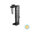 Soporte para CPU bajo mesa ajustable en altura y profundidad HOLMIOS