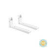 Soporte para microondas de pared 325-492x128x46mm HOLMIOS