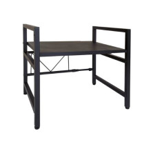 Estante organizador de cocina Negro 400-600x365x450mm HOLMIOS