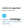 Consulta toda la gama de Cutter de seguidad disponibles descargado el catálogo DIFAC