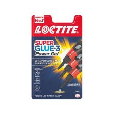 Loctite adhesivos SG Mini Trio Power Gel 1 gramo Blister 3 unidades