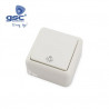 Mecanismo superficie Serie LG ALPHA Pulsadores Luz 10A-220V Blanco GSC C10/200