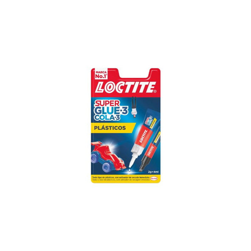 Loctite adhesivos SG Plasticos difíciles 4ml 2 gramos
