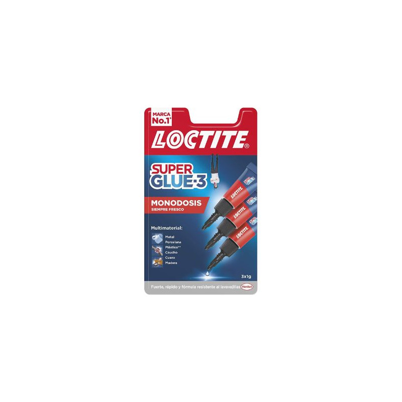 Loctite adhesivos SG Mini Trio 1 gramo Blister 3 unidades
