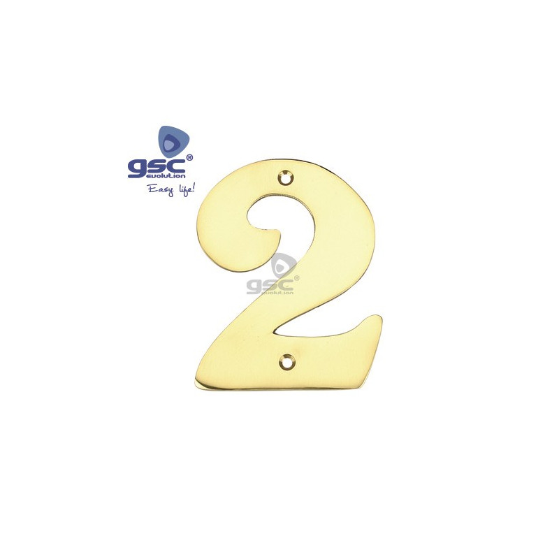 Numero puerta 2 Acero Inoxidable GSC C50/500