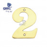 Numero puerta 2 Acero Inoxidable GSC C50/500