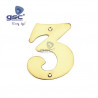 Numero puerta 3 Acero Inoxidable GSC C50/500