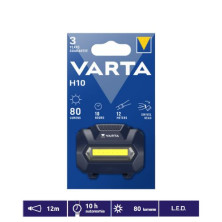 Linterna Frontal Headlight H10 80Lm 49,5x60mm (Funciona con 3 pilas AAA no incluidas) VARTA