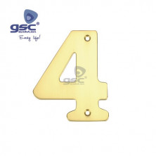 Numero puerta 4 Acero Inoxidable GSC C50/500