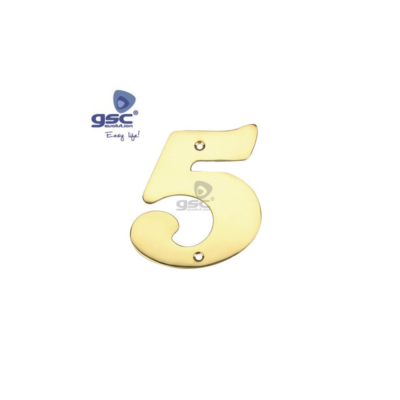 Numero puerta 5 Acero Inoxidable GSC C50/500