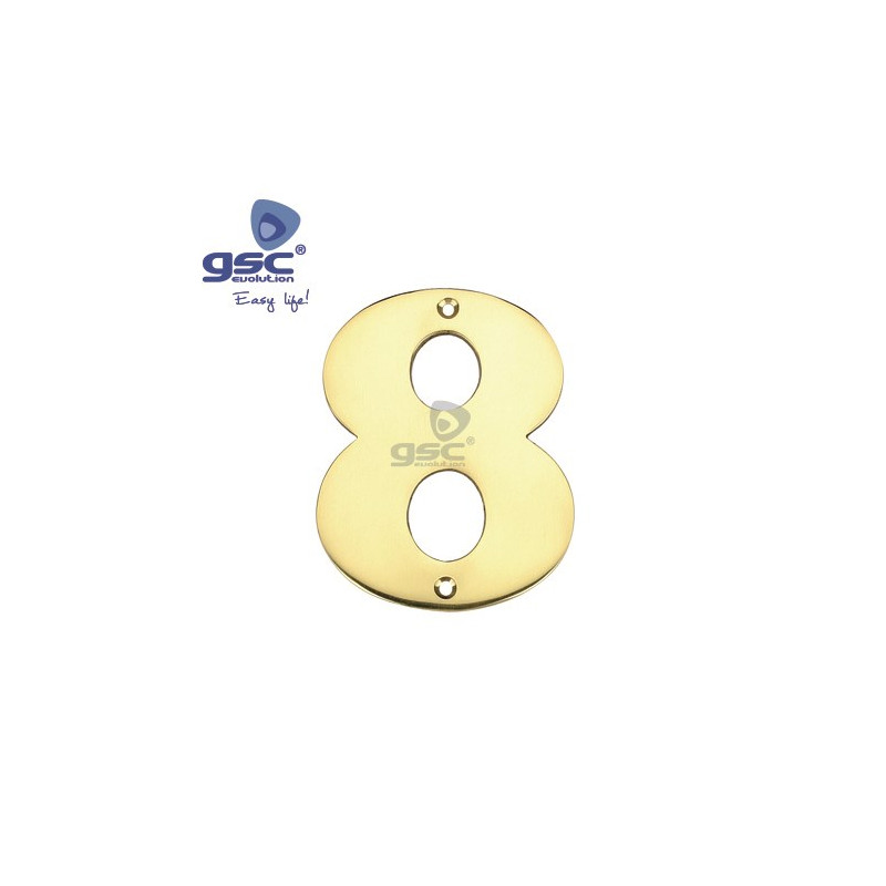 Numero puerta 8 Acero Inoxidable GSC C50/500