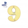 Numero puerta 9 Acero Inoxidable GSC C50/500