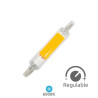 Bombilla Lineal LED R7s REGULABLE 78mm 4,2w 6000K 470Lm Diámetro 16mm 220V SILVER