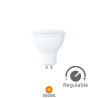 Bombilla Dicróica LED GU10 ((( REGULABLE ))) 6w 3000K 500Lm (Reg. por pastilla) 220V GSC C10/100