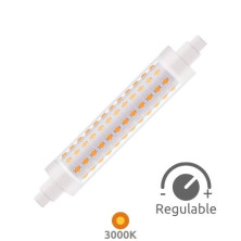 Bombilla Lineal LED R7s REGULABLE 118mm 10w 3000K 1150Lm GSC C10/100