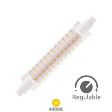 Bombilla Lineal LED R7s REGULABLE 118mm 10w 4000K 1150Lm GSC C10/100