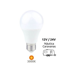 Bombilla Estándar LED E27 9w 3000K 924Lm ((( 12V y 24V ))) GSC
