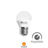 Bombilla Esférica LED ((( REGULABLE ))) E27 5w 3000K 320Lm 220V PREMIUM SILVER C1