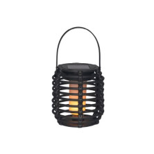 Farolillo Solar LED 0,2w 1600-1800K Negro Diámetro 100x105mm Ahiler IP44 GSC