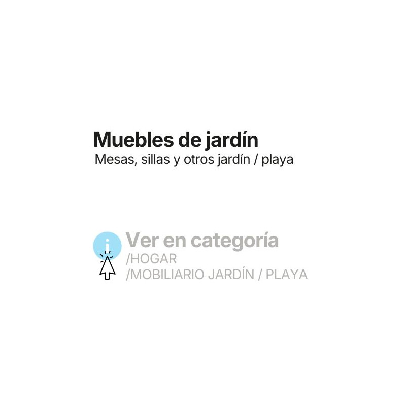 Mesas Sillas y mobiliario de jardín / playa, consúltalos en la categoría HOGAR / MOBILIARIO