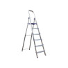 Escalera ALUMINIO doméstica 6 peldaños 1,35m último peldaño 2,15m plegada HOME SVELT