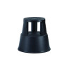 Taburete polipropileno giratorio STEP negro SVELT