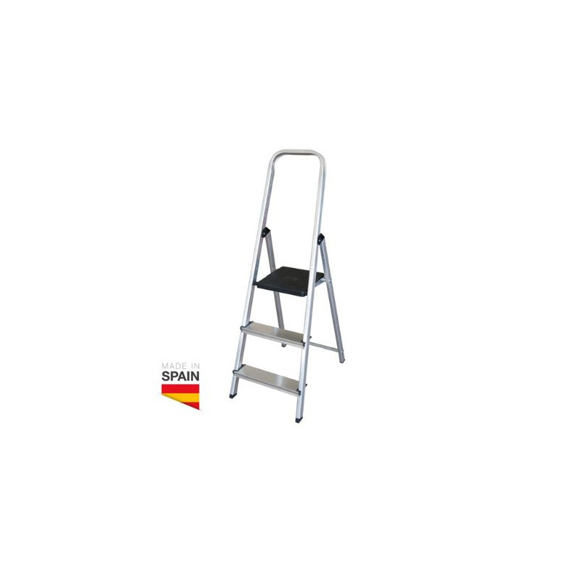 Escalera aluminio 3 peldaños Máx. 150kg GSC C1/3