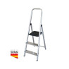 Escalera aluminio 3 peldaños Máx. 150kg GSC C1/3